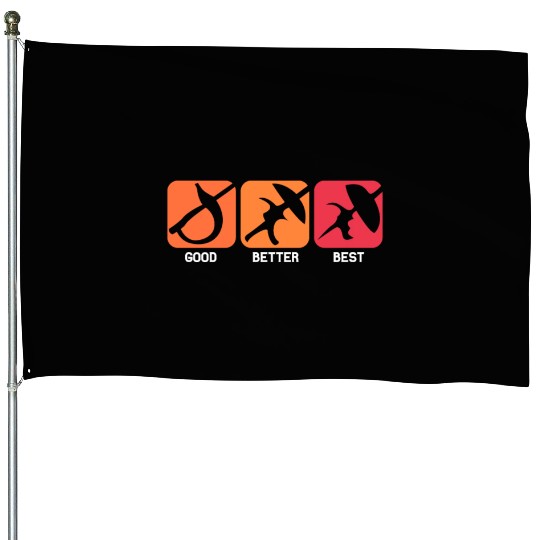 Fencing Swords Good Better Best House Flags