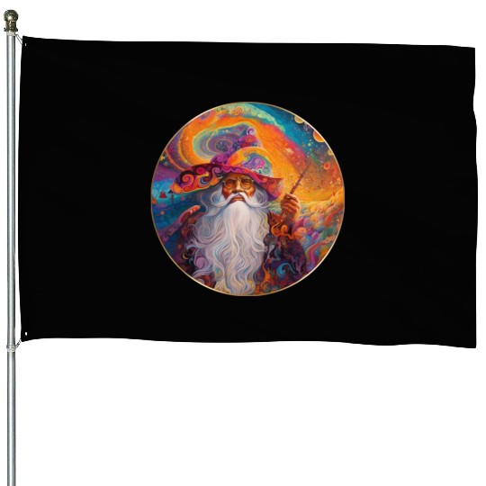 Wizard One House Flags