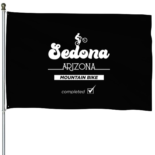 Sedona Arizonna Mountain Biking House Flags