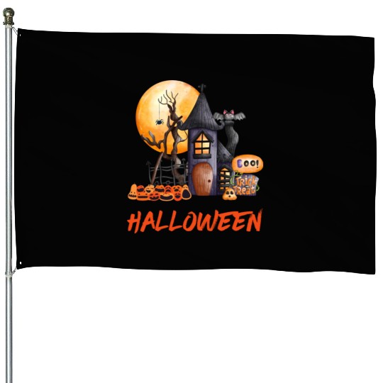 Halloween House Flags