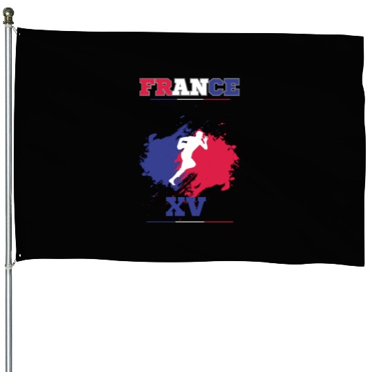 French rugby cool Jersey football men women kids House Flags