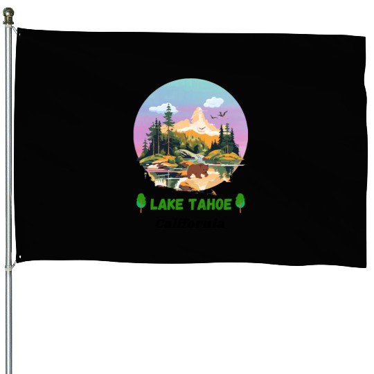 Lake Tahoe California House Flags