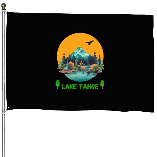 Lake Tahoe California House Flags