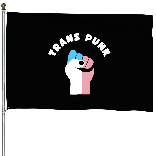 Trans Punk Transgender Pride House Flags