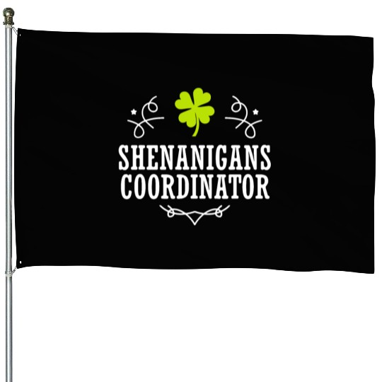 Shenanigans Coordinator St Patrick's Day House Flags