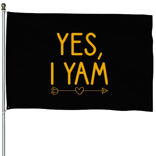 She s My Sweet Potato Yes I Yam Couple s Matching House Flags