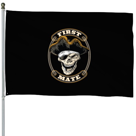 First Mate Pirates Buccaneers House Flags