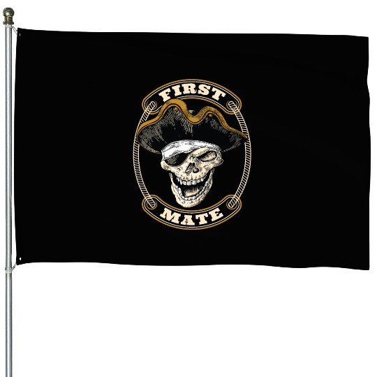 First Mate Pirates Buccaneers House Flags