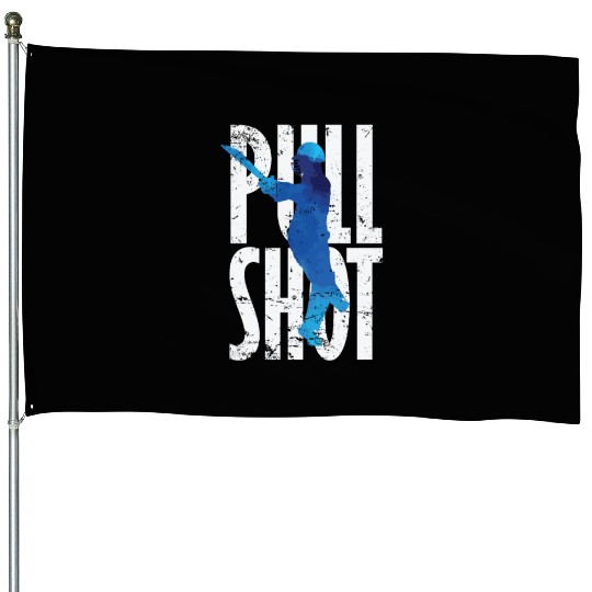Cricket Pull Shot Sports Moment House Flags
