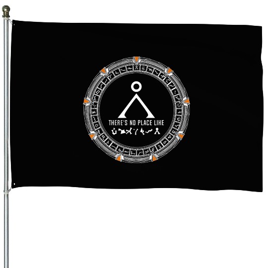 Stargate No Place Like Home Gate Adult House Flags