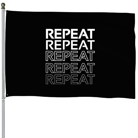 TypoGraphy House Flags Design