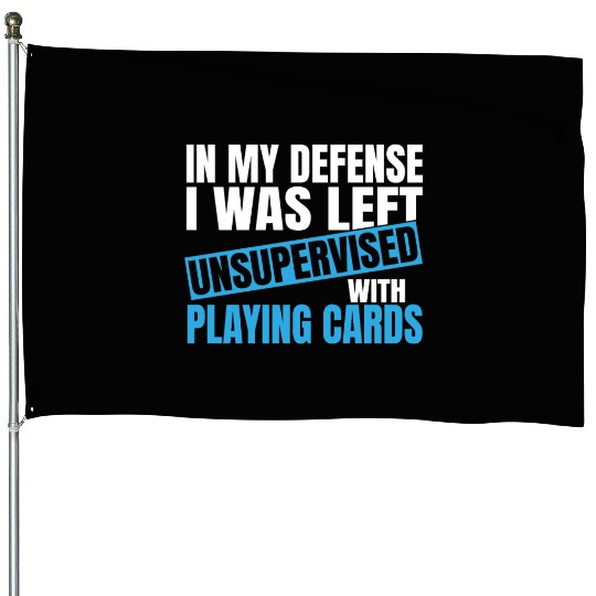 In My Defense I Was Left Unsupervised Playing House Flags