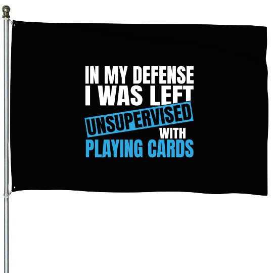 In My Defense I Was Left Unsupervised Playing House Flags