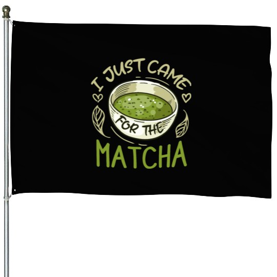 Green Tea Lover Japanese Matcha Latte Drink Matcha House Flags