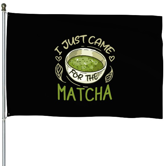 Green Tea Lover Japanese Matcha Latte Drink Matcha House Flags