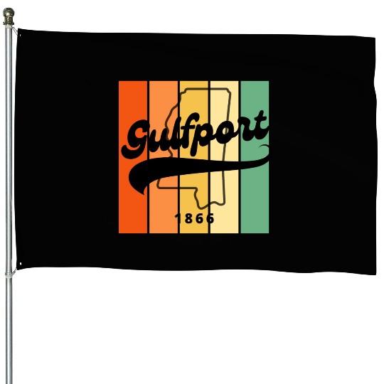 Gulfport Mississippi 1866 House Flags