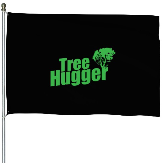 Tree Hugger Nature Forests Leaves House Flags