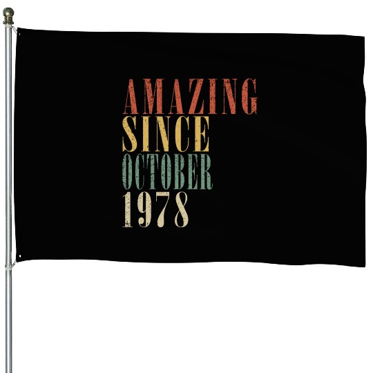 october 1978 Anniversary october 1978 october House Flags