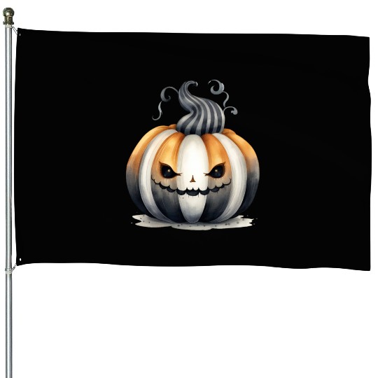 Halloween PumpkinsT-House Flags - Embrace the Pumpkins