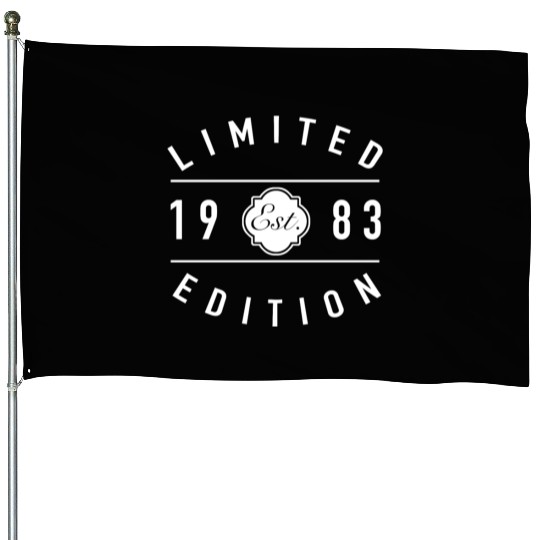 Established 1983 Limited Edition 40th Birthday House Flags
