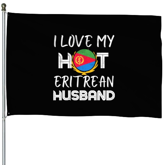 Proud Eritrean Husband Proud Wife House Flags