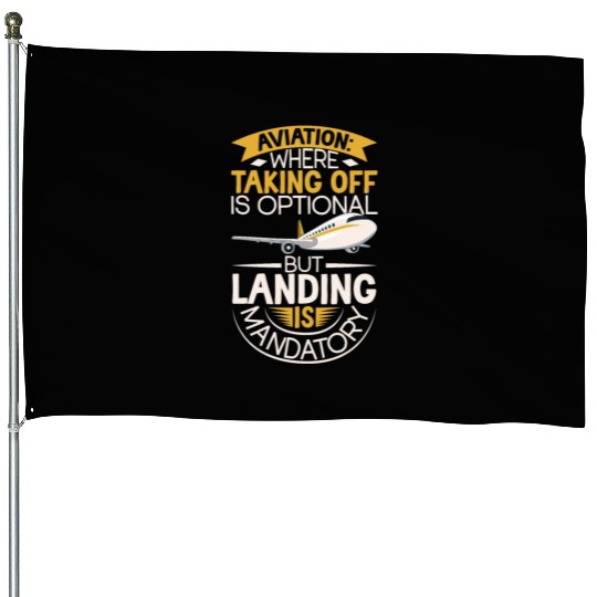 Pilot Aviation Airplane Airline Future Pilots House Flags
