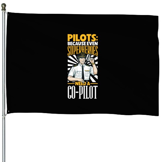 Pilot Aviation Airplane Airline Future Pilots House Flags