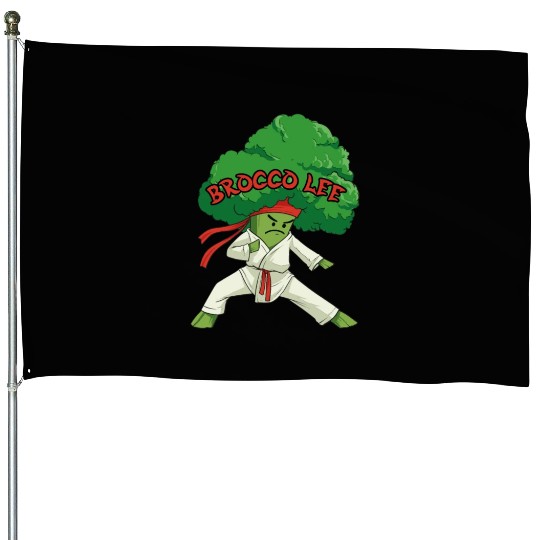 Japan Karate Martial Arts MMA Broccoli House Flags
