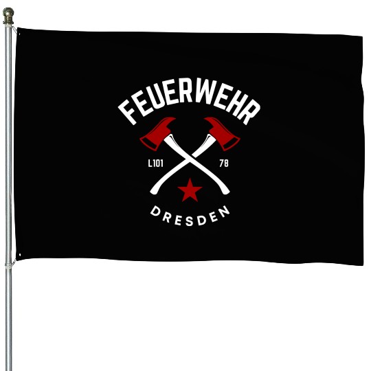 firefighter House Flags