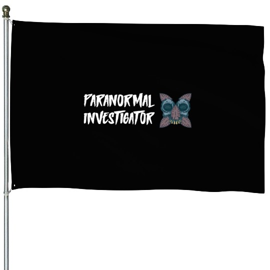 Ghost Hunting Paranormal Investigator House Flags