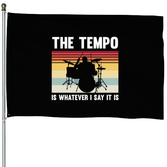 Novelty Drums Drum Loud Music Sounds Bassist House Flags