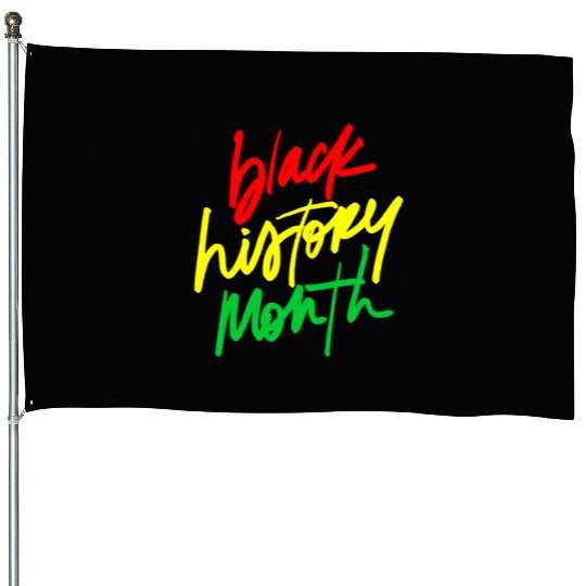 Black History Month House Flags