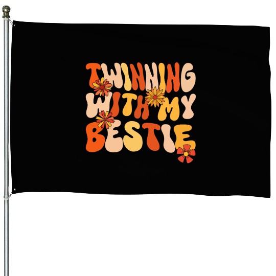 Twinning With My Bestie Spirit Week Twin Day House Flags