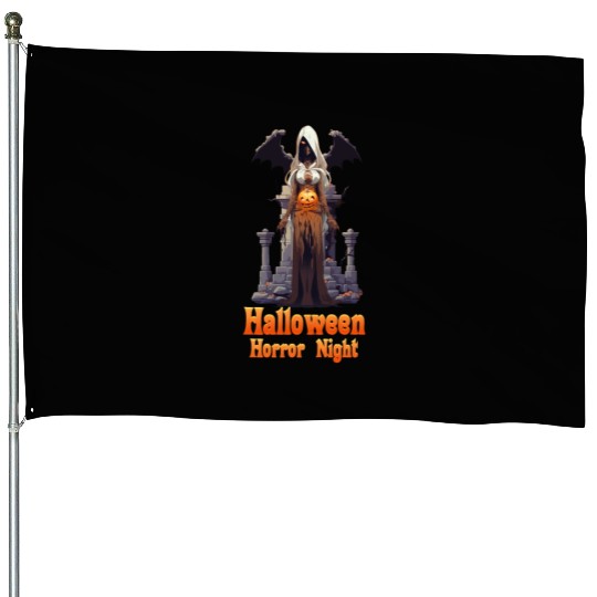 Halloween Horror Night House Flags