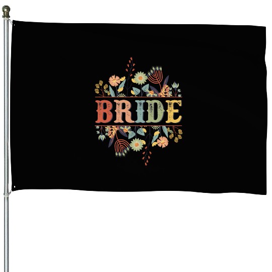 Bachelorette Party Bride Stickers House Flags