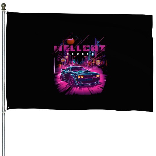 Hellcat SRT House Flags