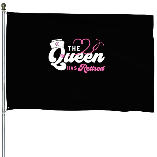 The Queen Retired nurse House Flags