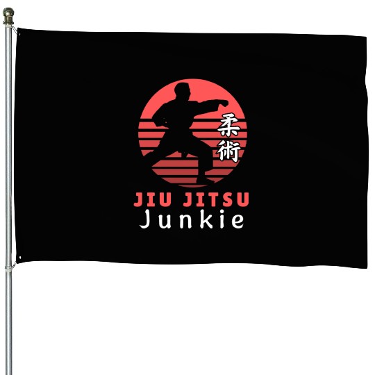Jiu jitsu Japanese fight art form House Flags