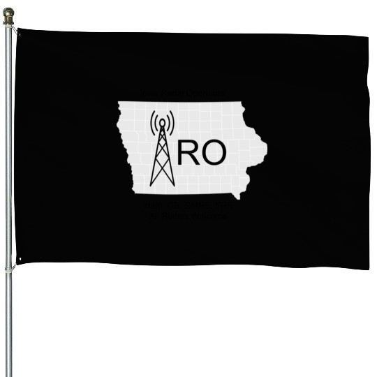 IRO Logo Grayscale House Flags
