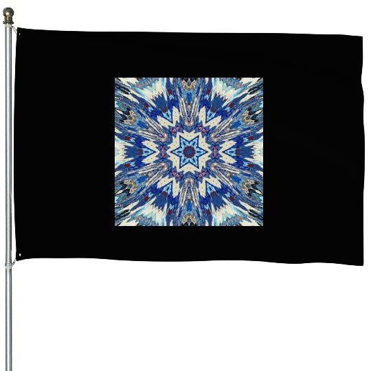 Star Light Mandala House Flags