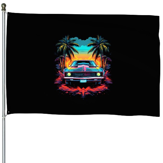 Exotic Camaro Z28 House Flags