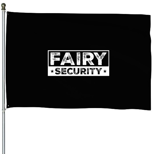 Parents Lazy Easy Costume Fairy Security Halloween House Flags