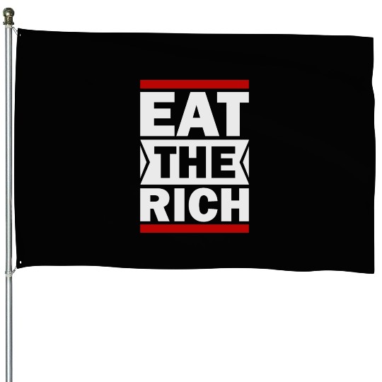 UAW Eat The Rich House Flags