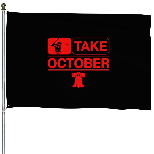 Philadelphia Take October Philly Vintage House Flags