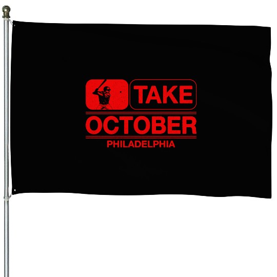 Vintage Philly Take October Philadelphia House Flags