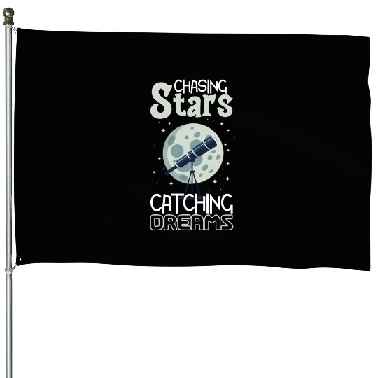 Astrophotography Astronomy Space Camera Star Watch House Flags