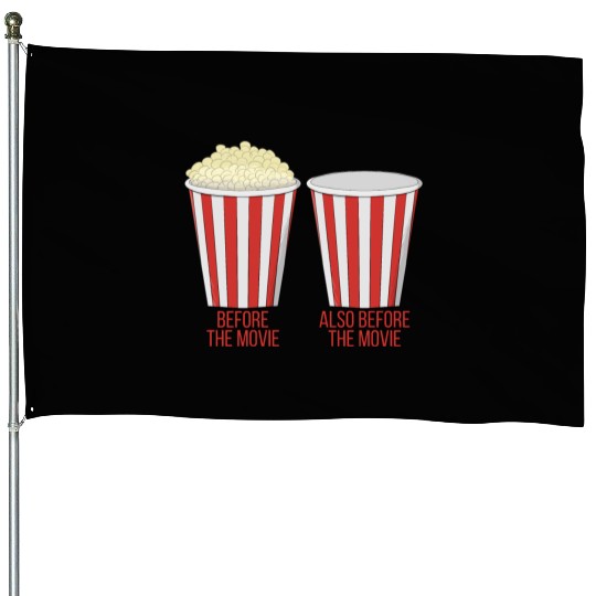 Popcorn at the cinema House Flags
