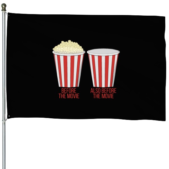 Popcorn at the cinema House Flags