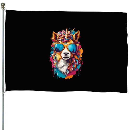 Rainbow Horse Gallop: Magical Pony Journey House Flags