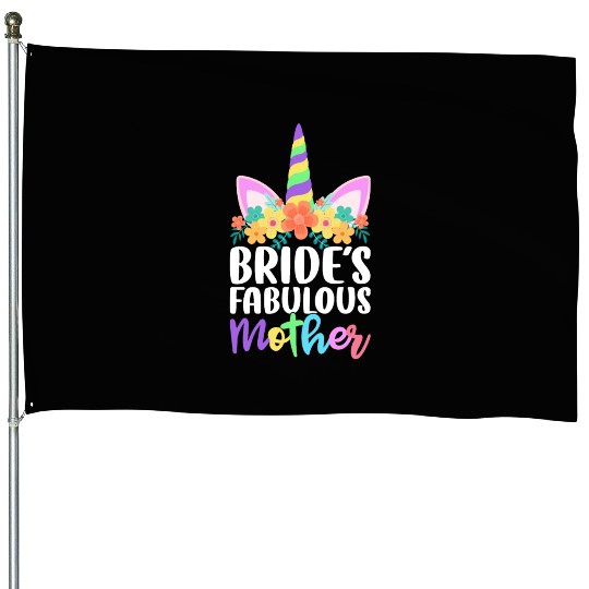 Wedding Bridal Party House Flags